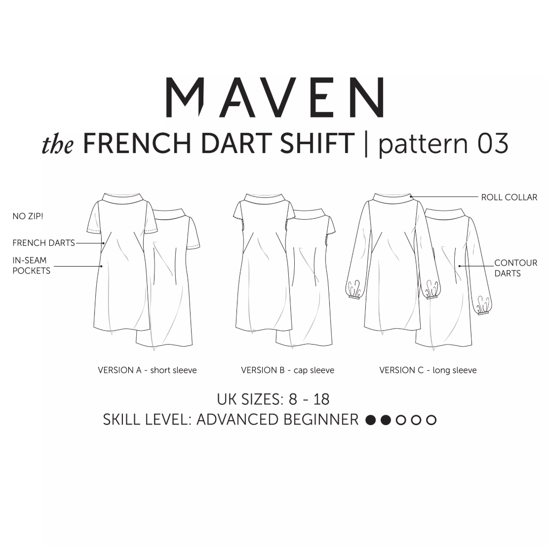 Maven Patterns French Dart Shift