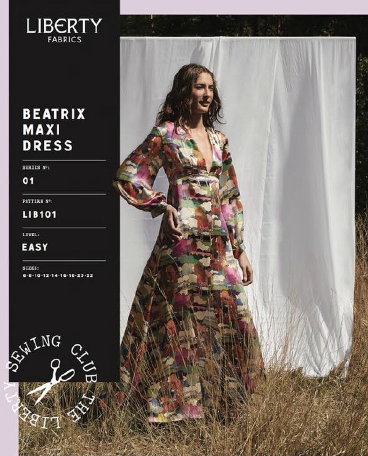 Liberty Sewing Patterns Beatrix Maxi Dress