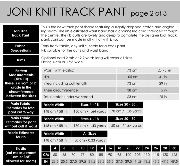 Style Arc Joni Knit Track Pant