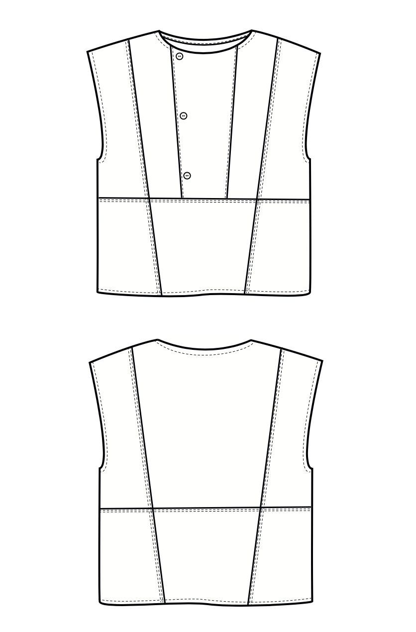 Atelier Brunette La Blouse Sculpturale
