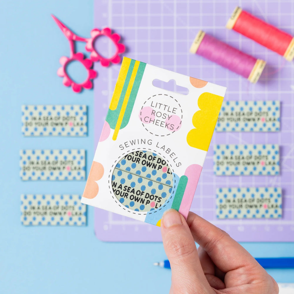 Little Rosy Cheeks 'Sea of Dots' Labels