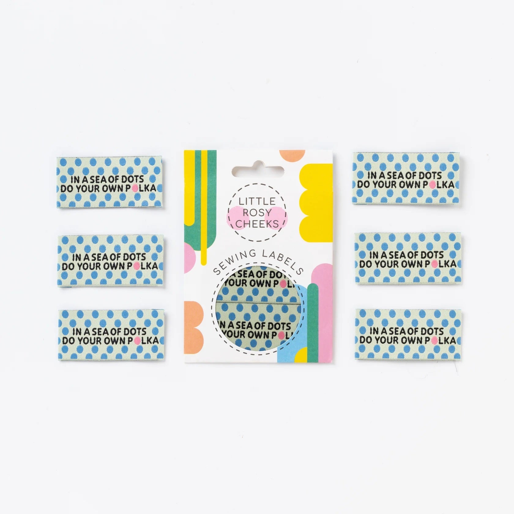 Little Rosy Cheeks 'Sea of Dots' Labels