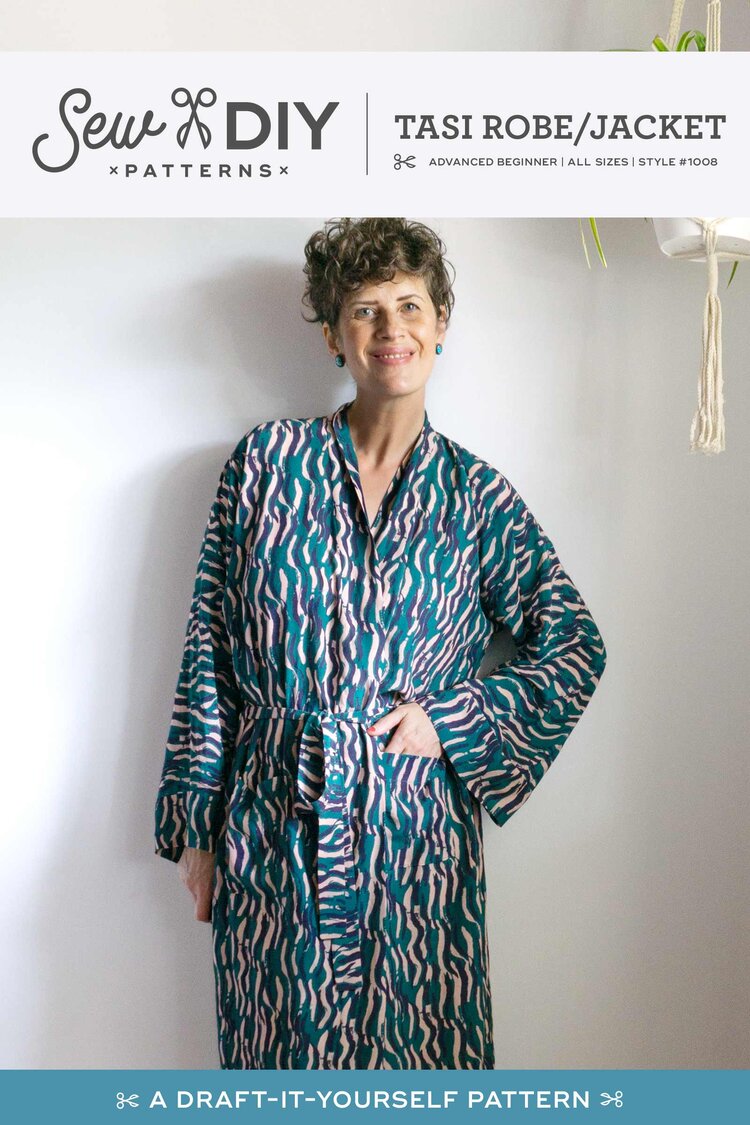 Sew DIY Unisex Draft-It-Yourself Tasi Robe and Jacket