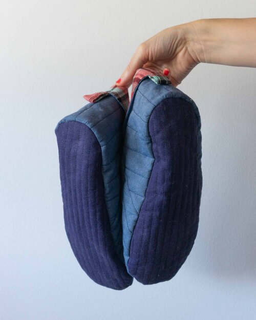 Sew DIY Unisex Quilted Slippers