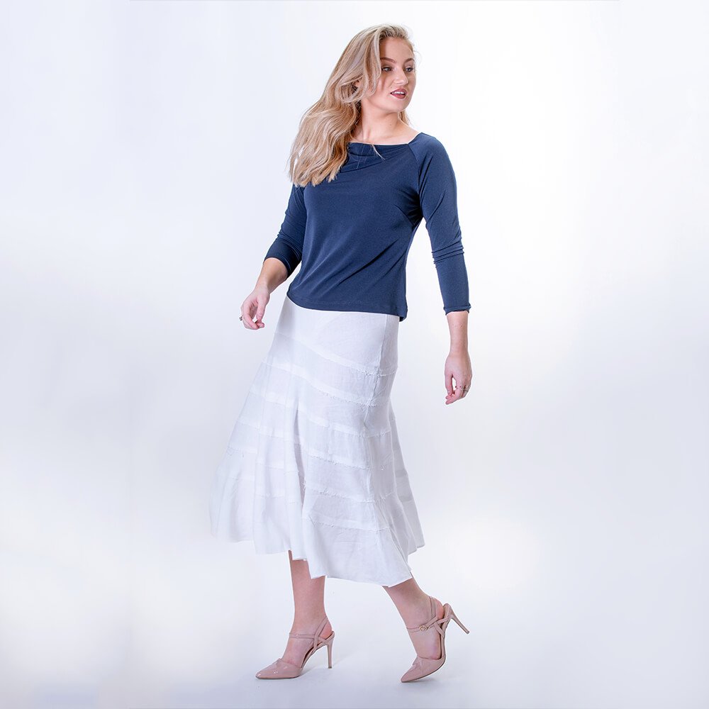 The Pattern Cutters Sierra Tiered Bias Skirt