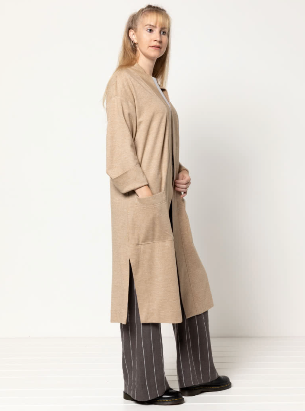 Style Arc Sigrid Knit Coat