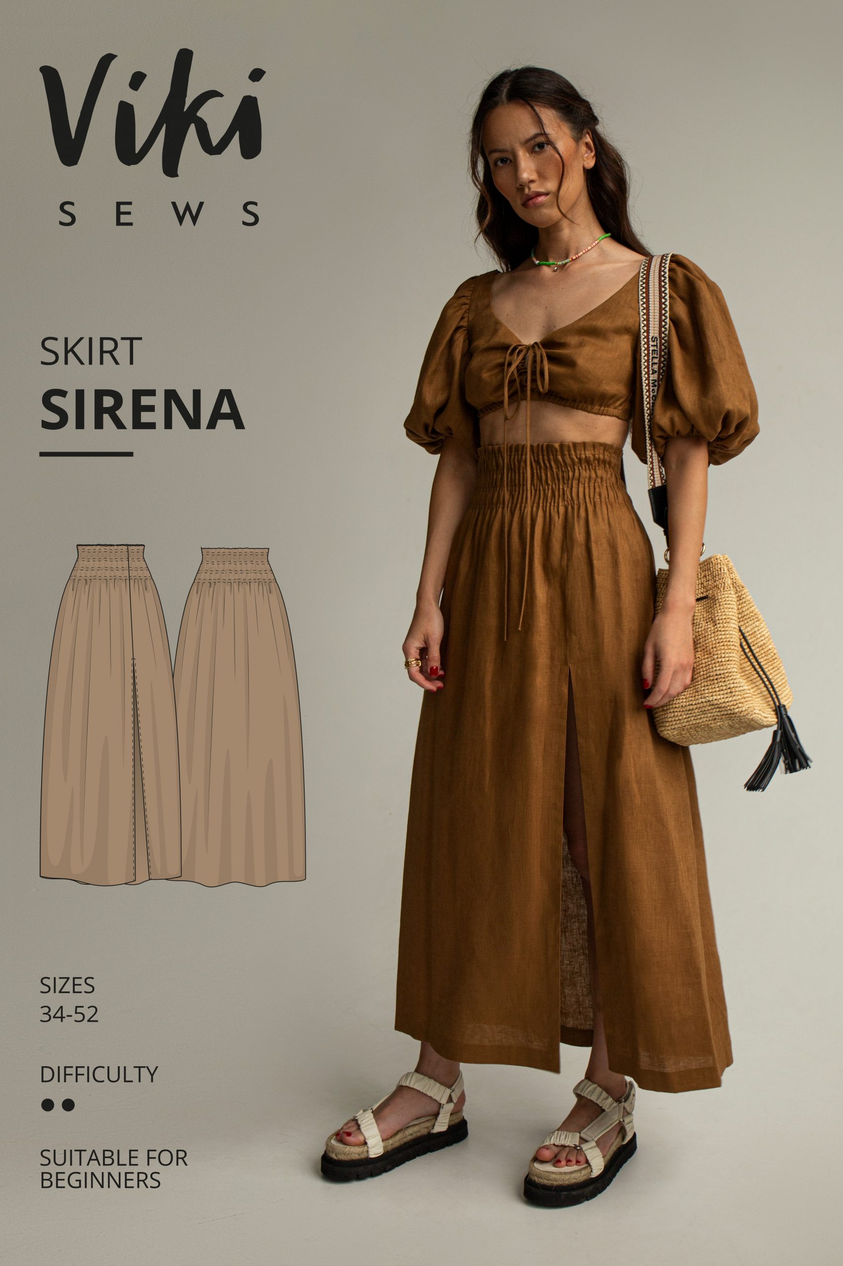 Vikisews Sirena Skirt PDF