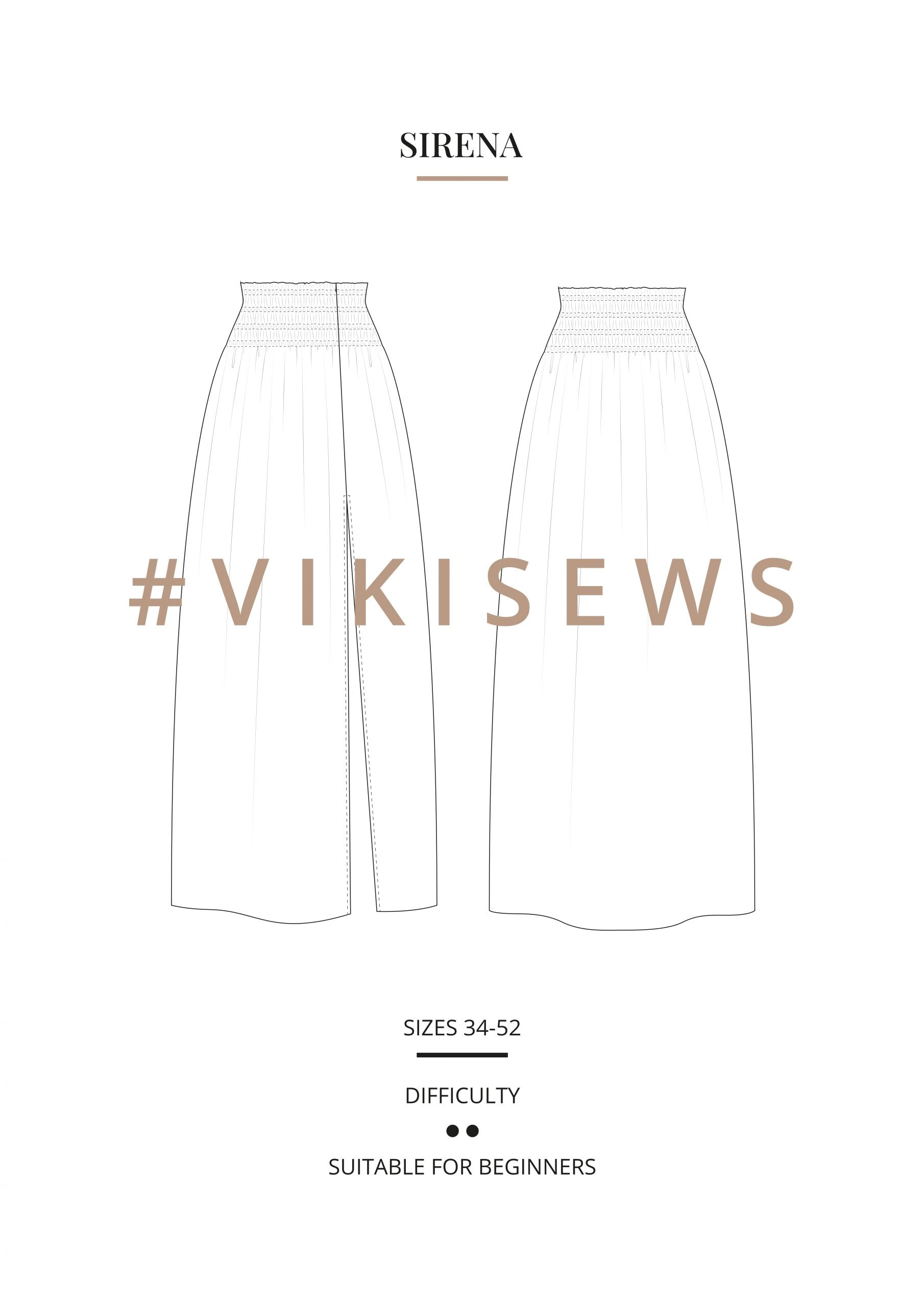 Vikisews Sirena Skirt PDF