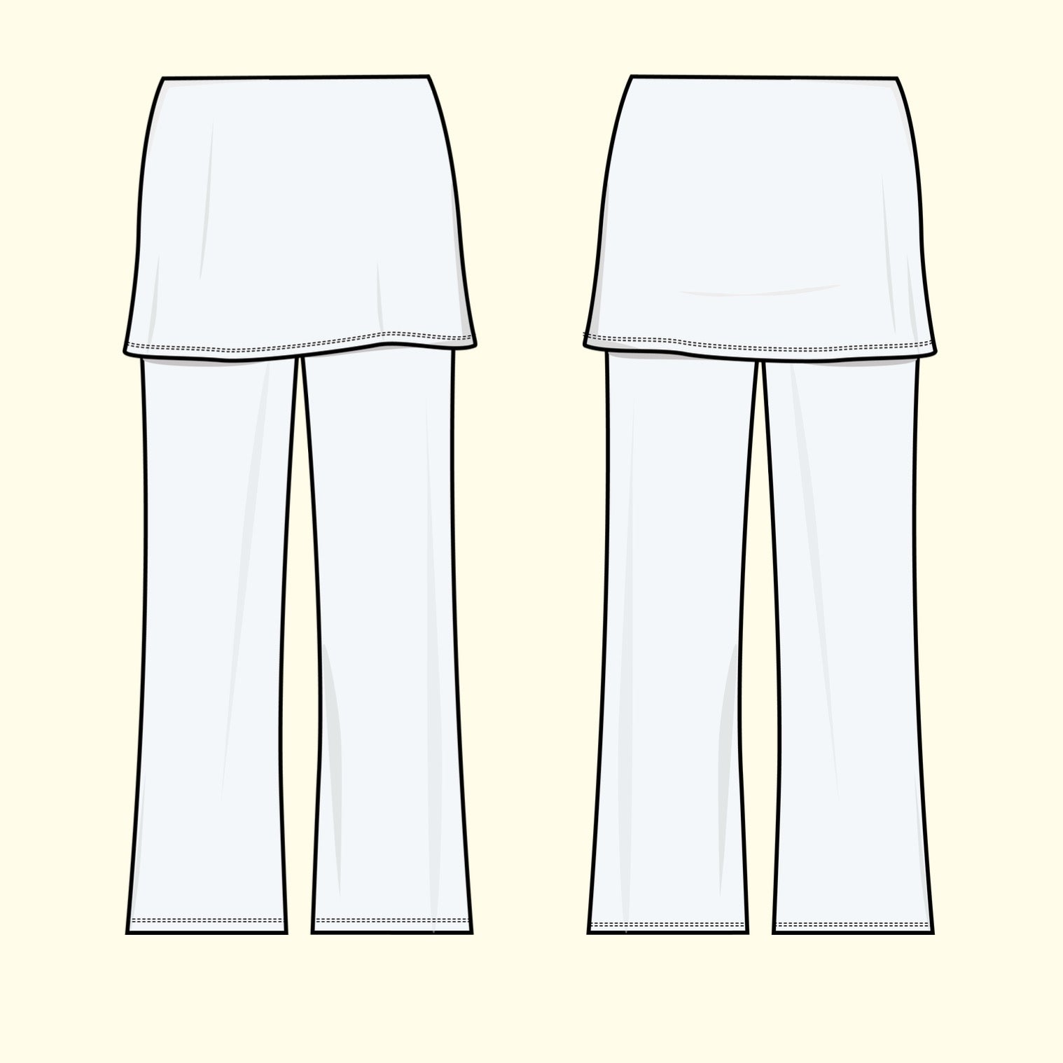 Puff and Pencil Skirty Pants