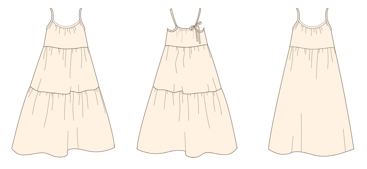 Syd Graham Patterns Skyline Dress – The Fold Line