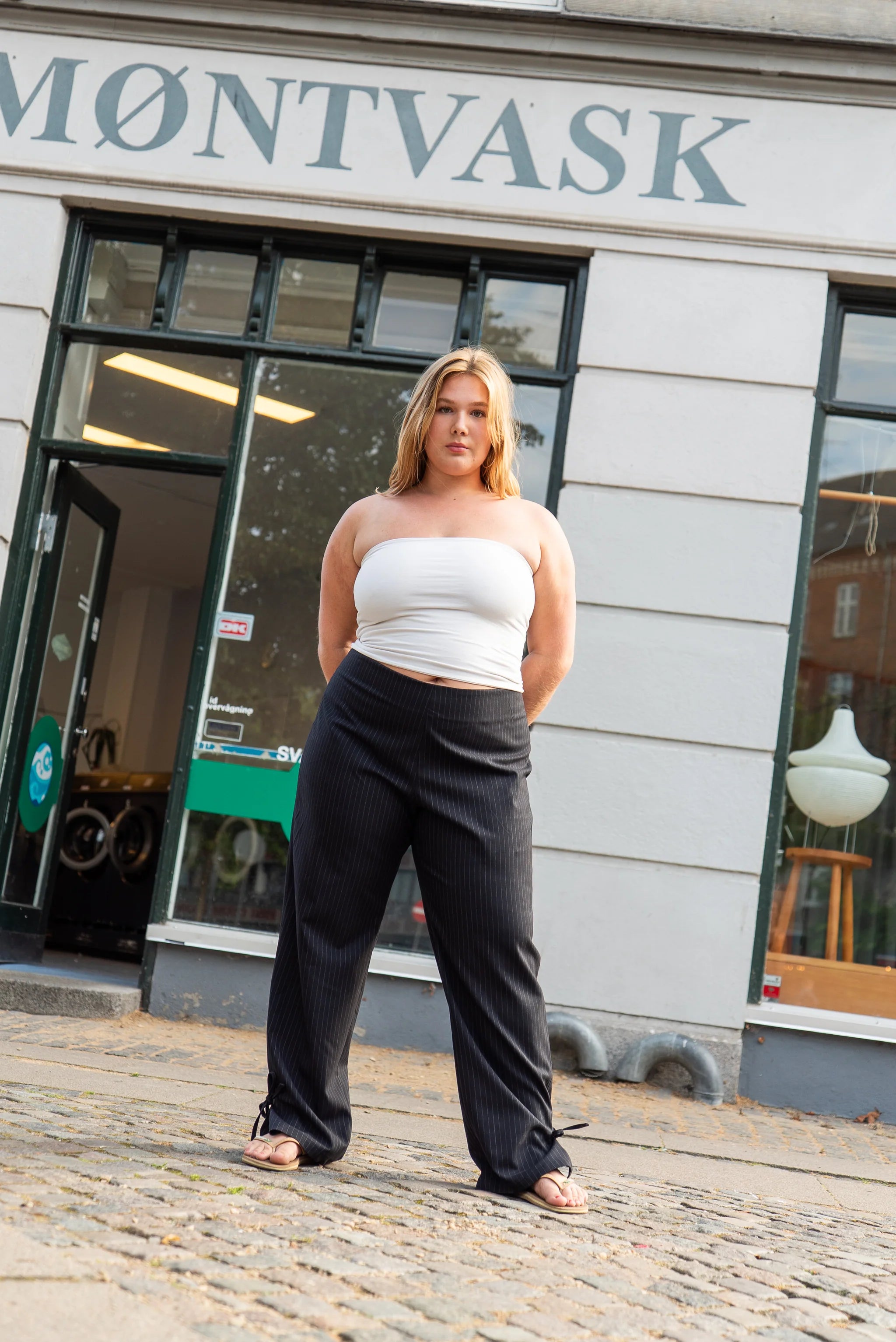 Puff and Pencil Slit Pants