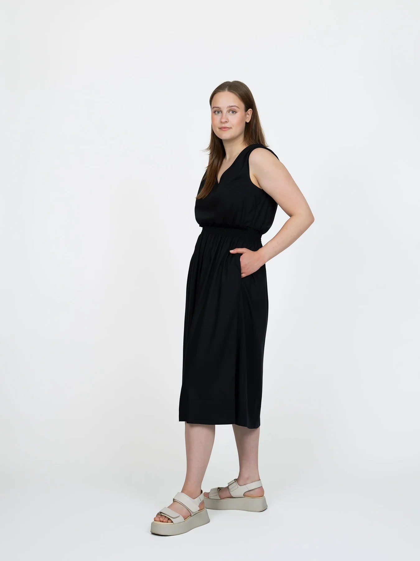 The Assembly Line Smocked Dress
