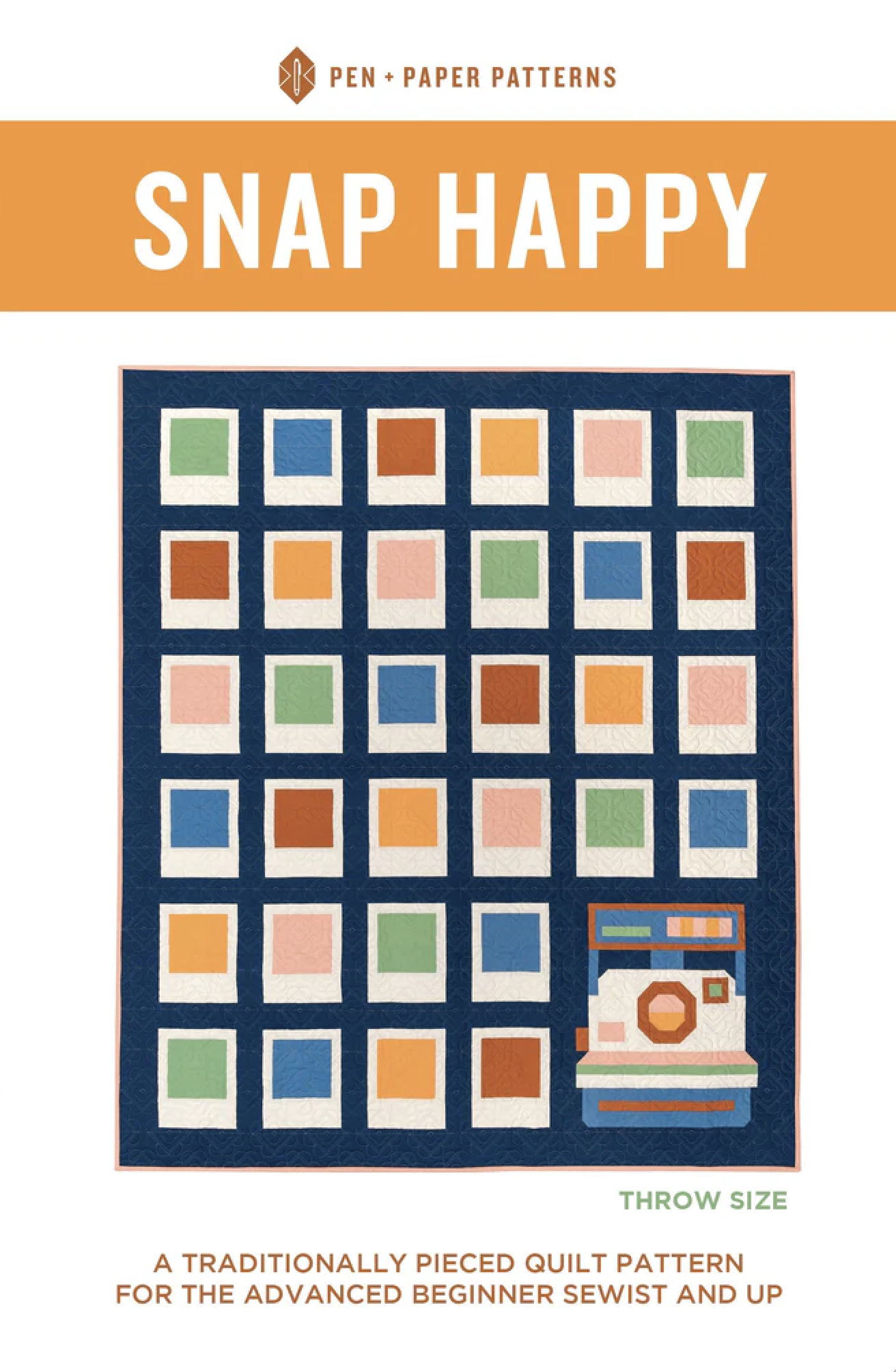 Pen and Paper Patterns Snap Happy Quilt