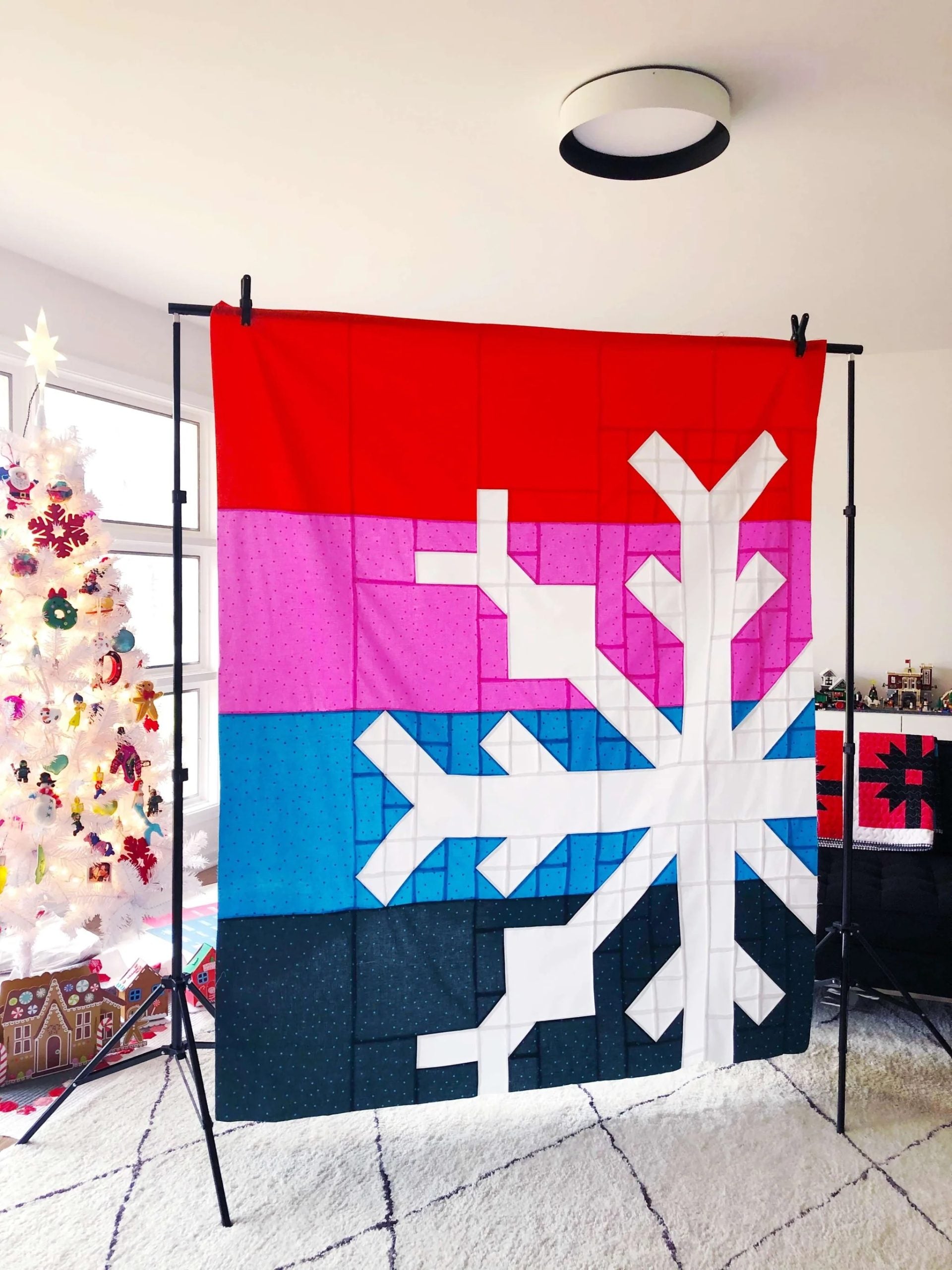 Modern Handcraft Snowflake Quilt