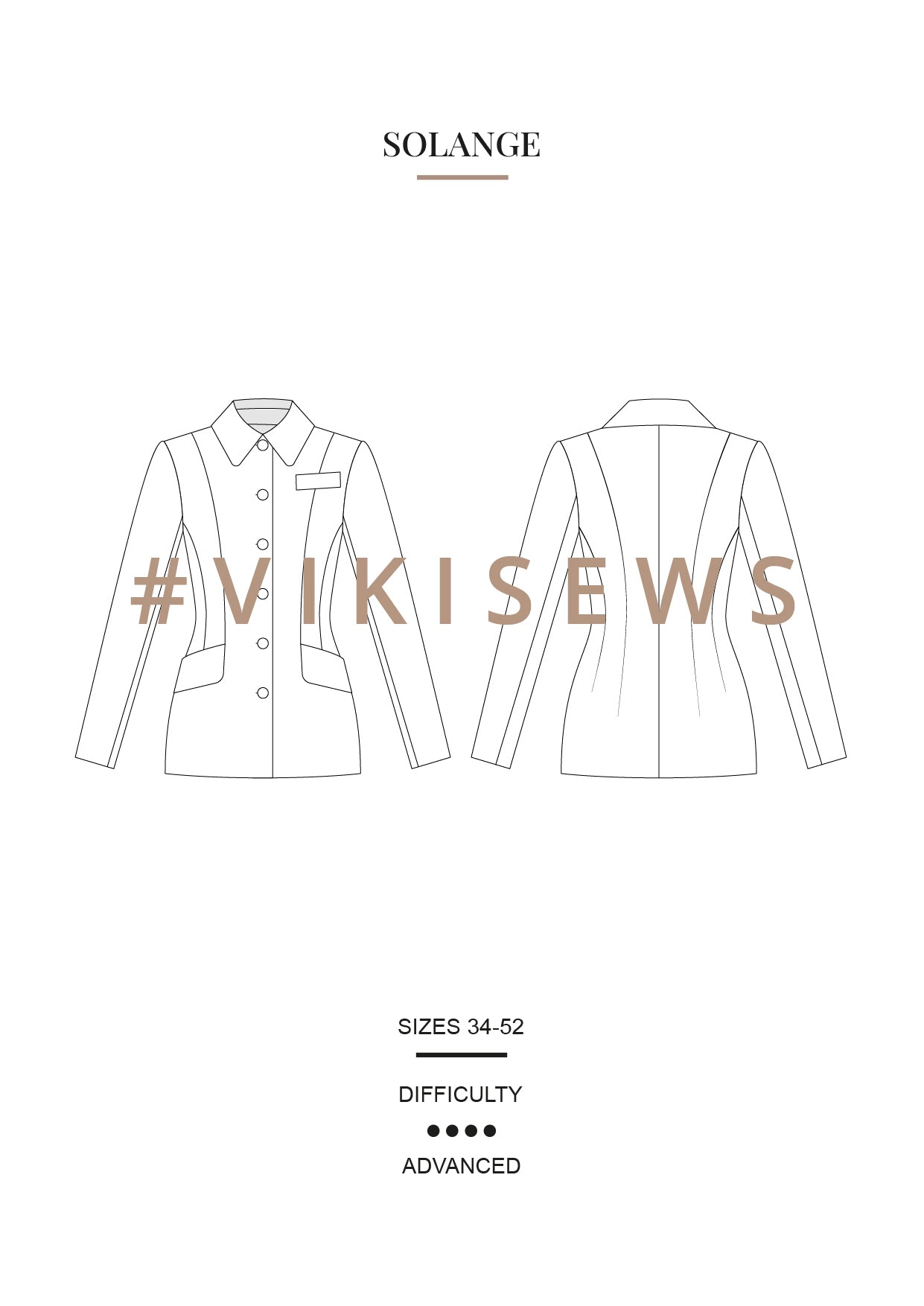 Vikisews Solange Blazer PDF