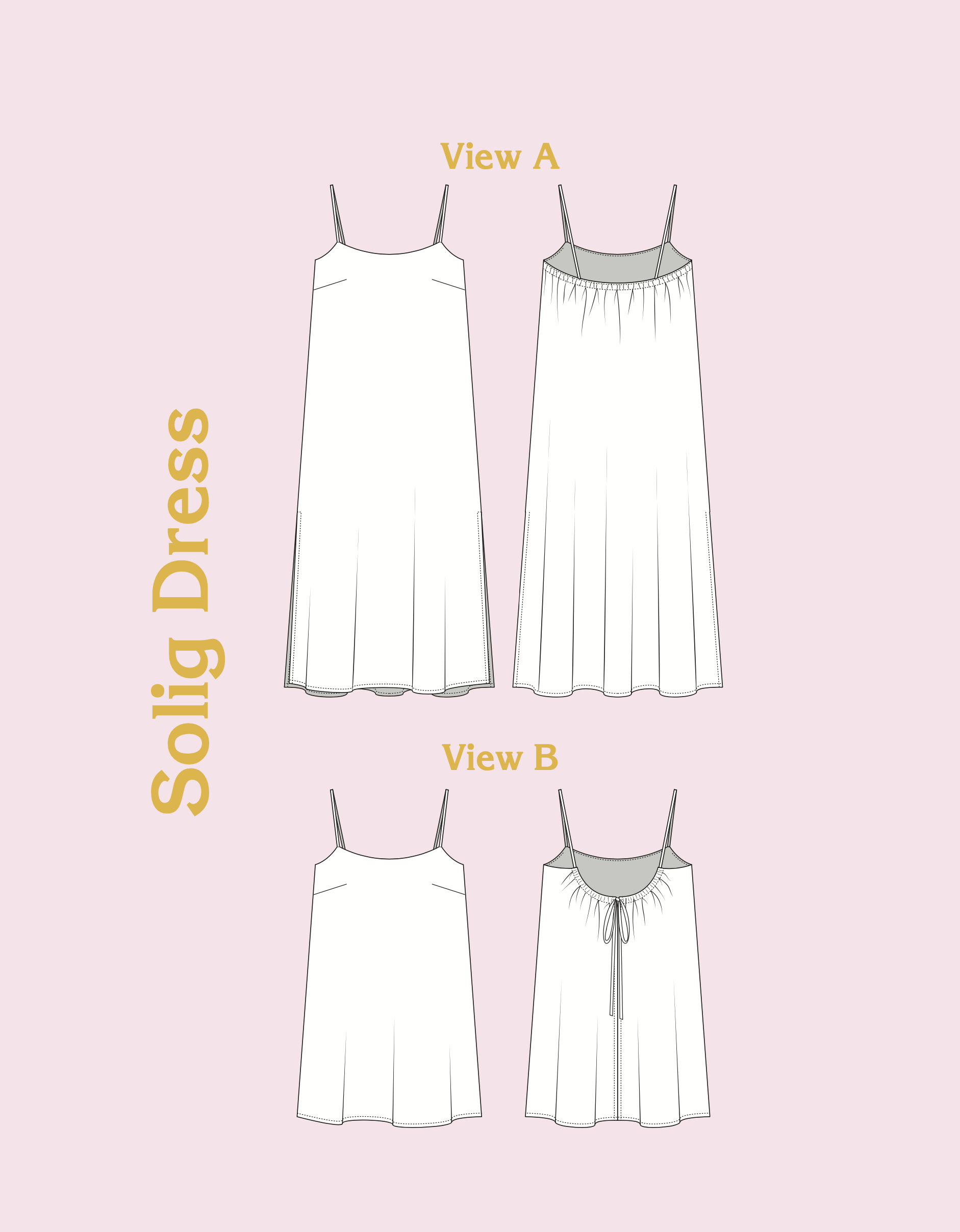 Paradise Patterns Solig Dress