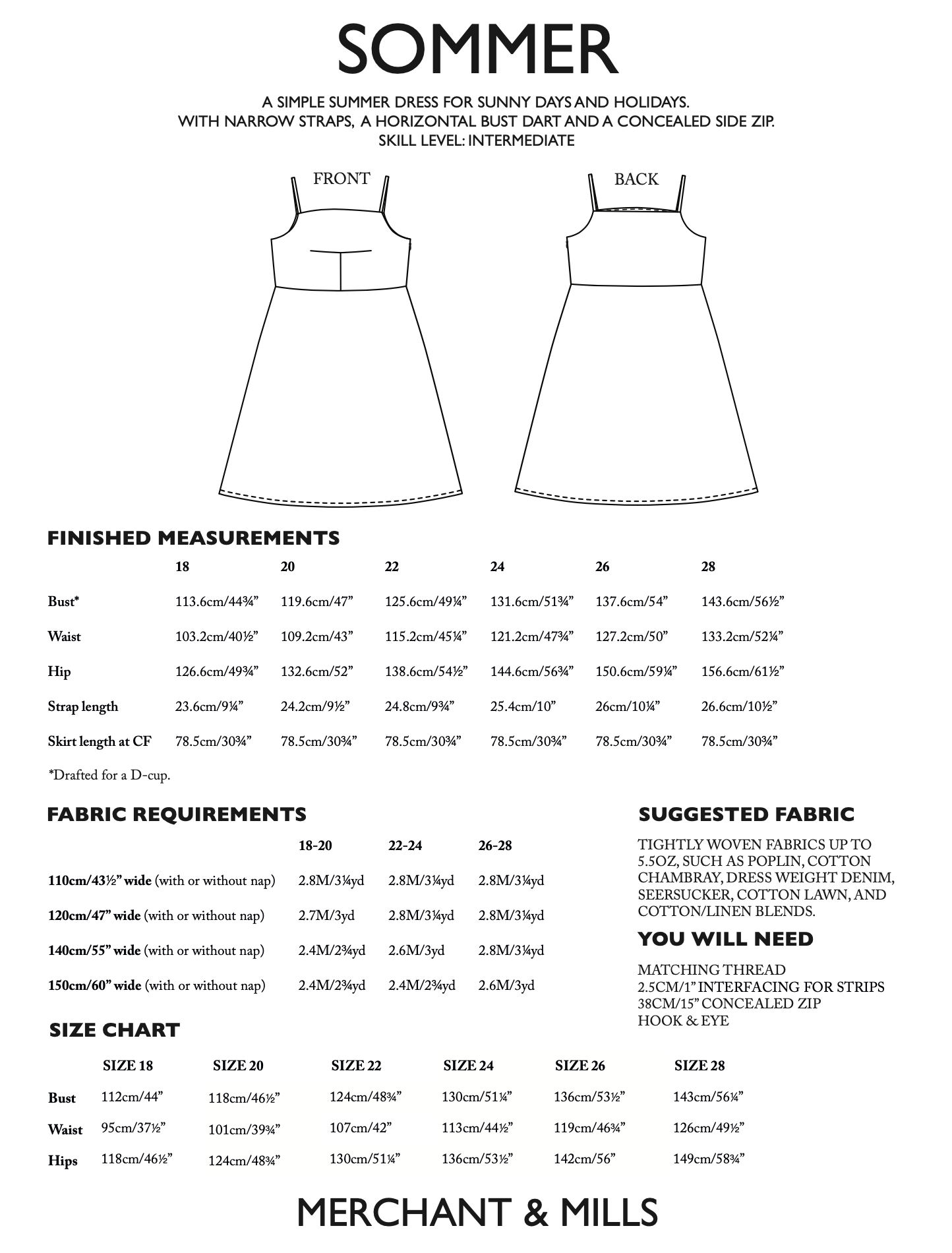 Merchant & Mills Sommer Dress