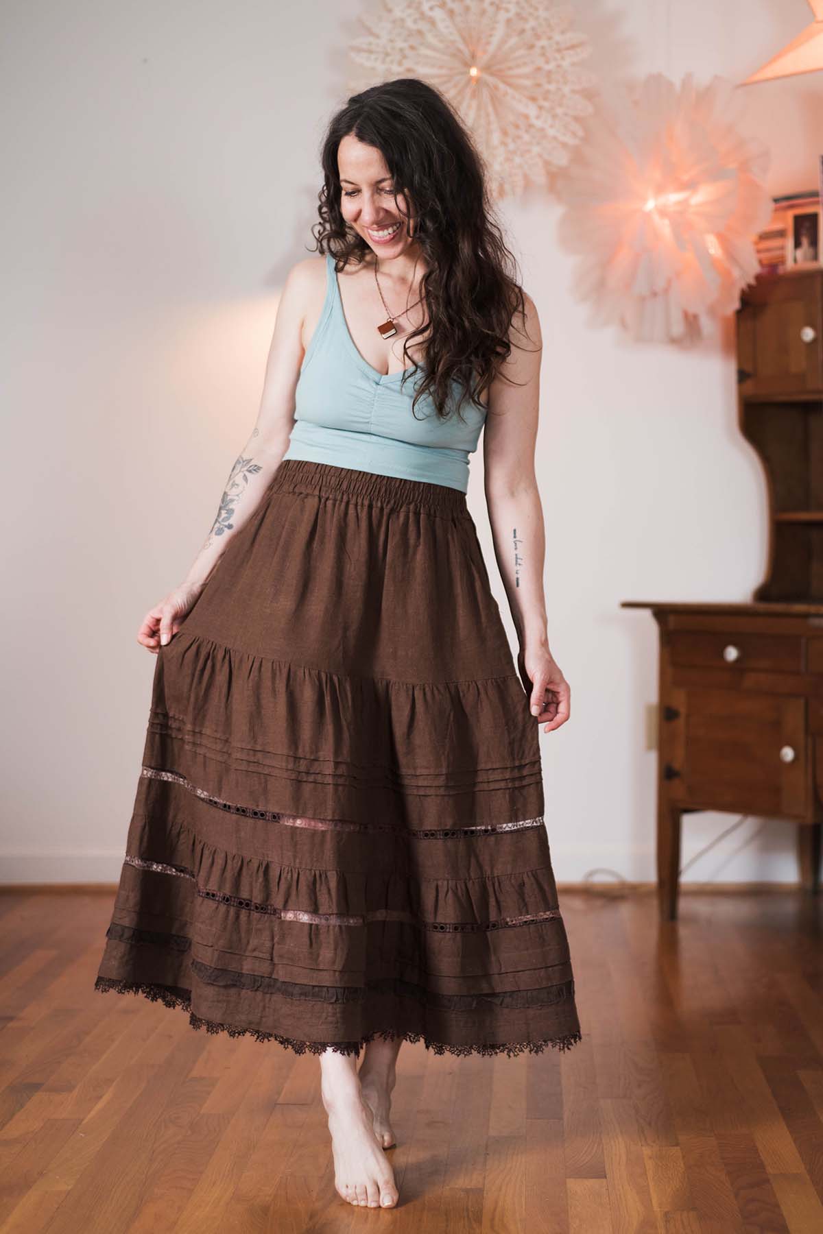 Sew Liberated Songbird Skirt and Tank Top