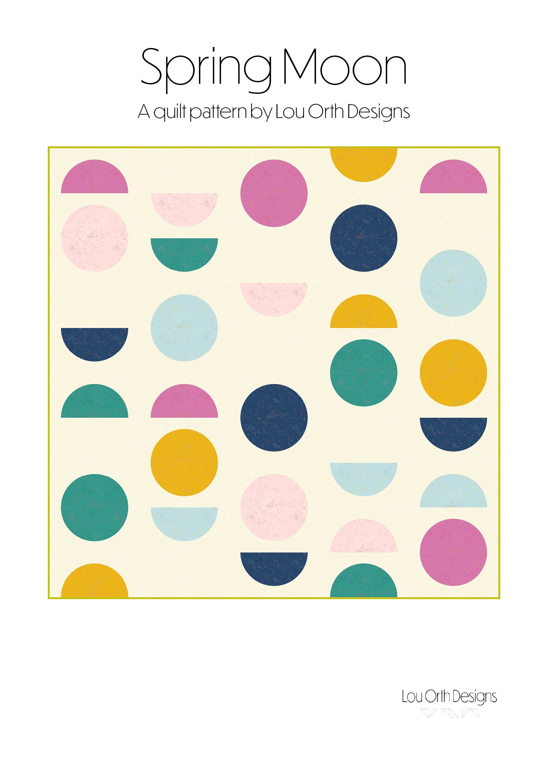 Lou Orth Designs Spring Moon Quilt PDF