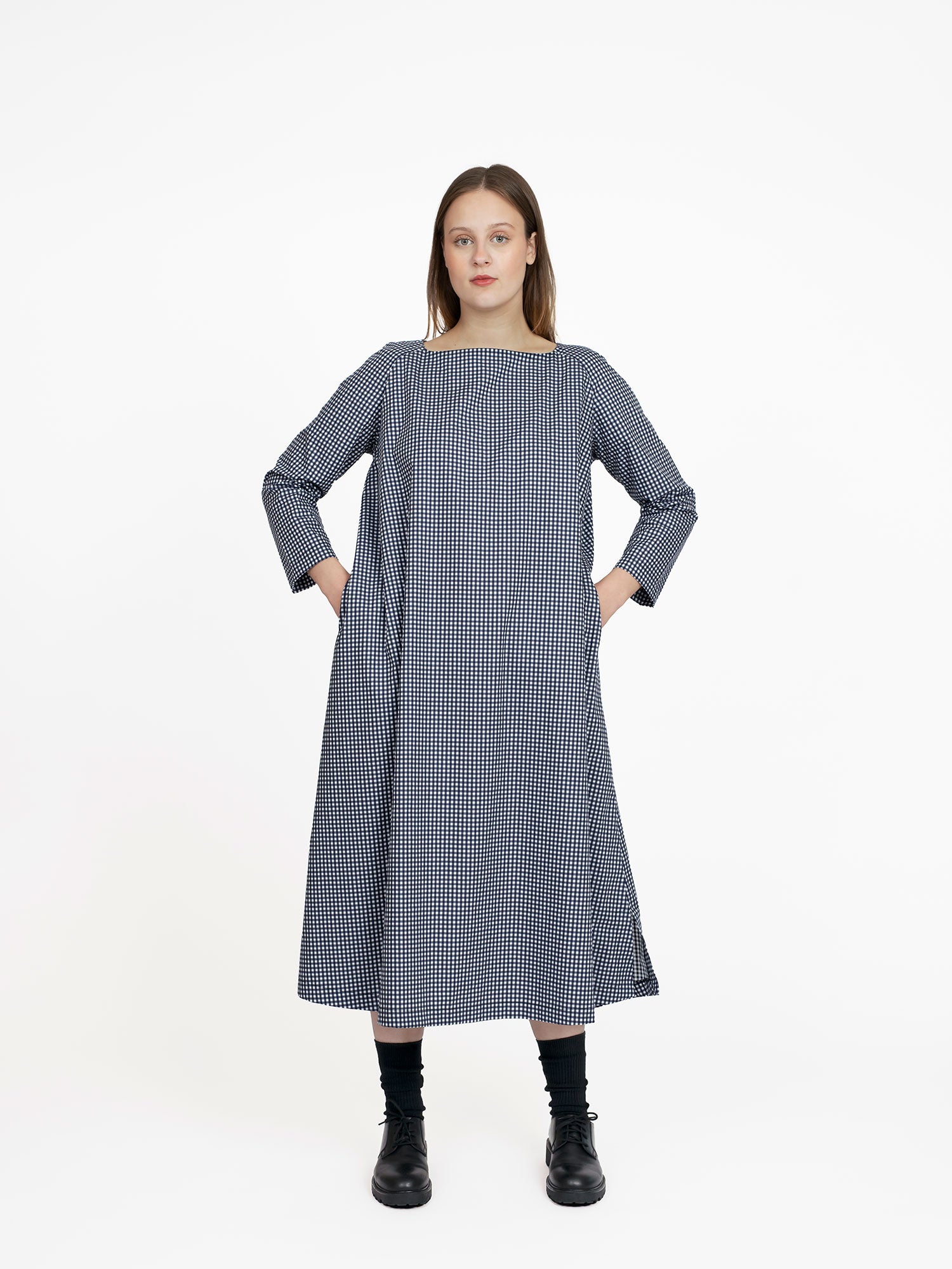 The Assembly Line Square Neck Dress