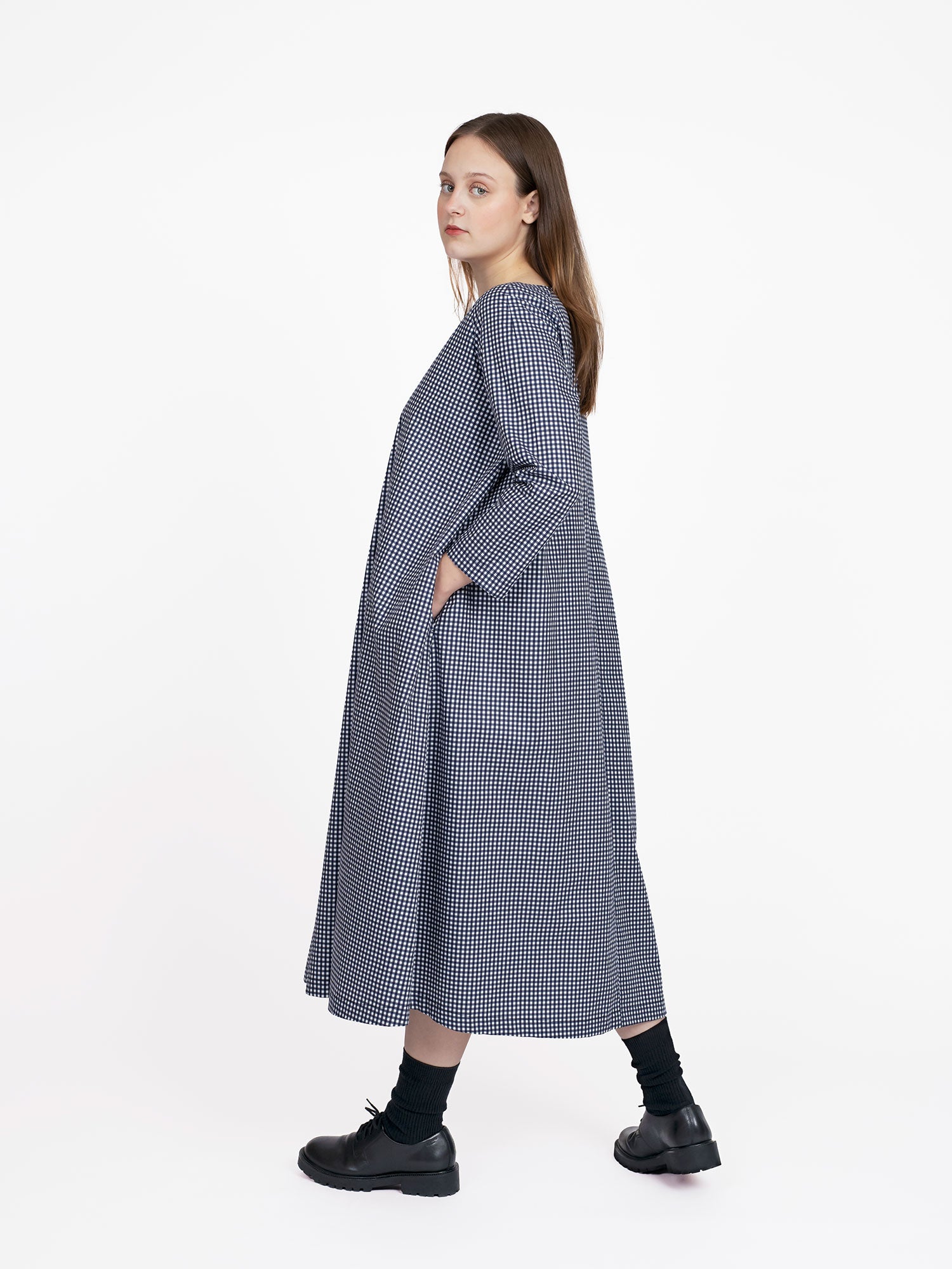 The Assembly Line Square Neck Dress