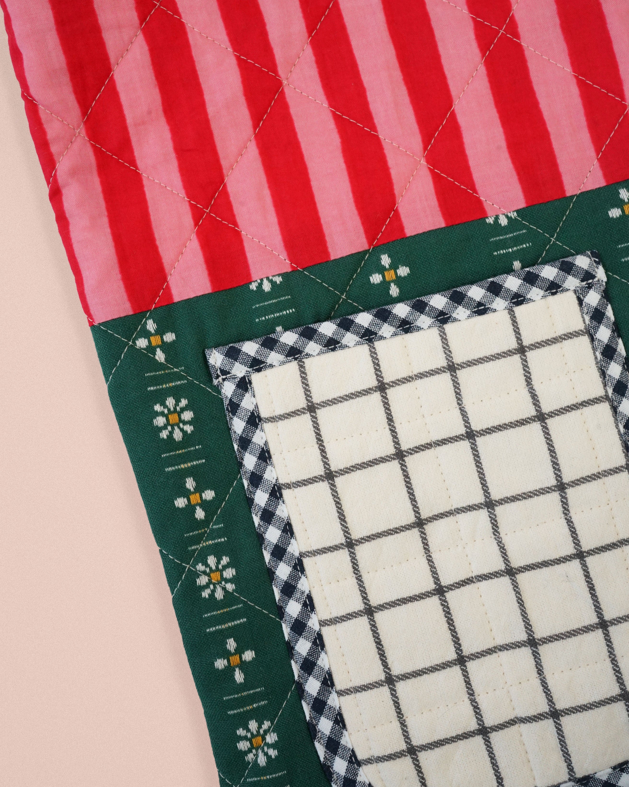 Matchy Matchy Quilted Pocket Stocking PDF