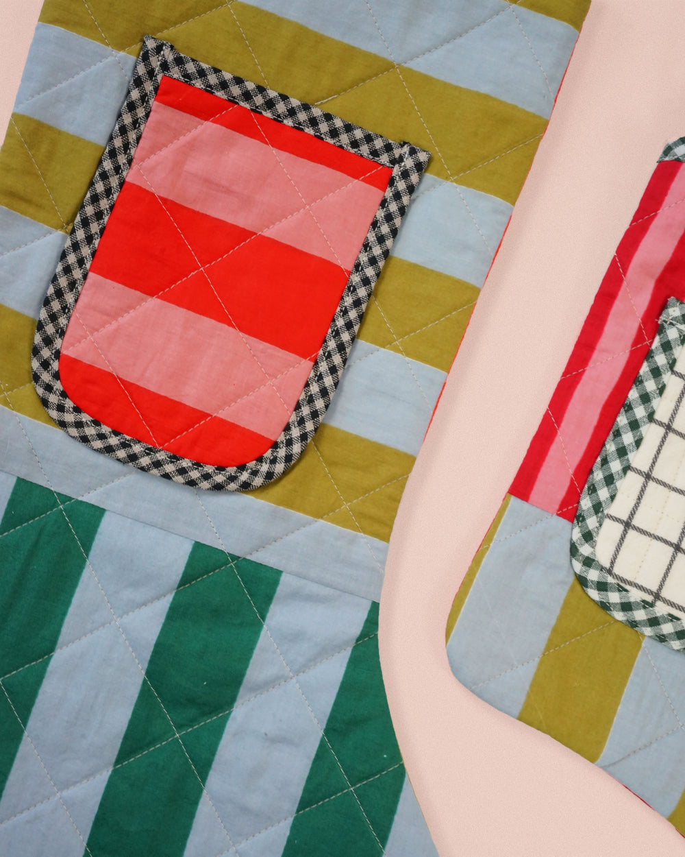 Matchy Matchy Quilted Pocket Stocking PDF – The Fold Line