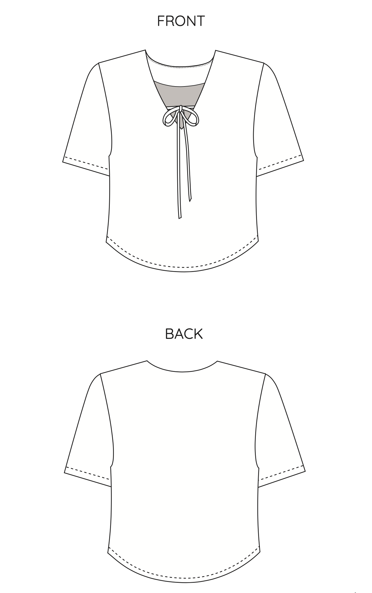 French Navy Stratus Top