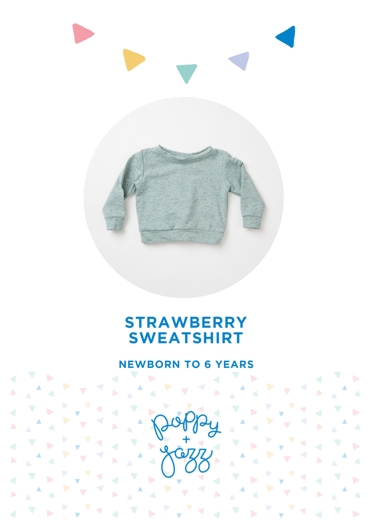 Poppy & Jazz Baby/Child Strawberry Sweatshirt