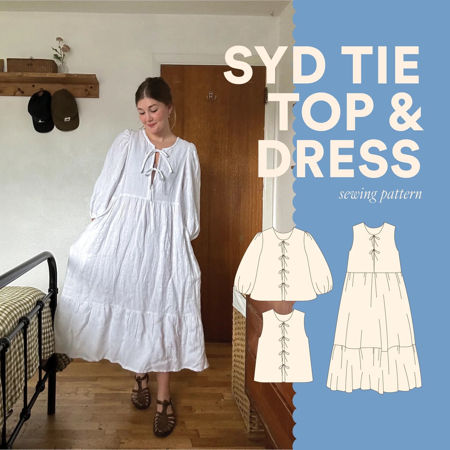 Syd Graham Patterns Syd Tie Top and Dress