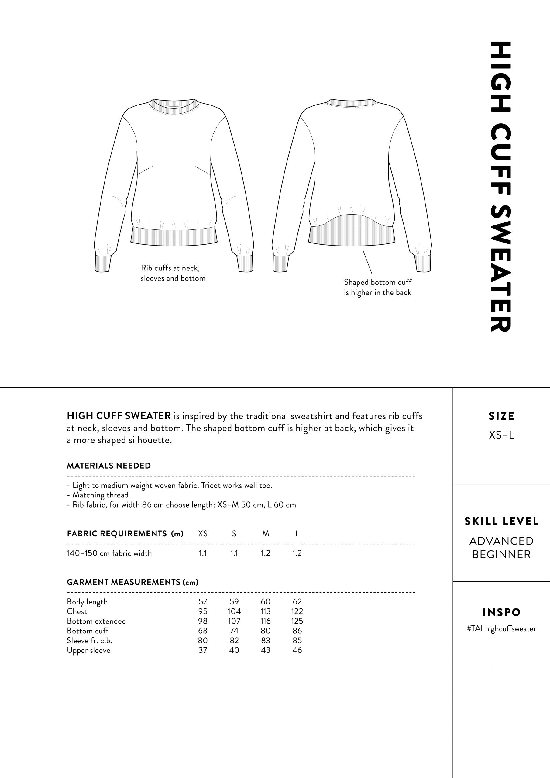 The Assembly Line High Cuff Sweater