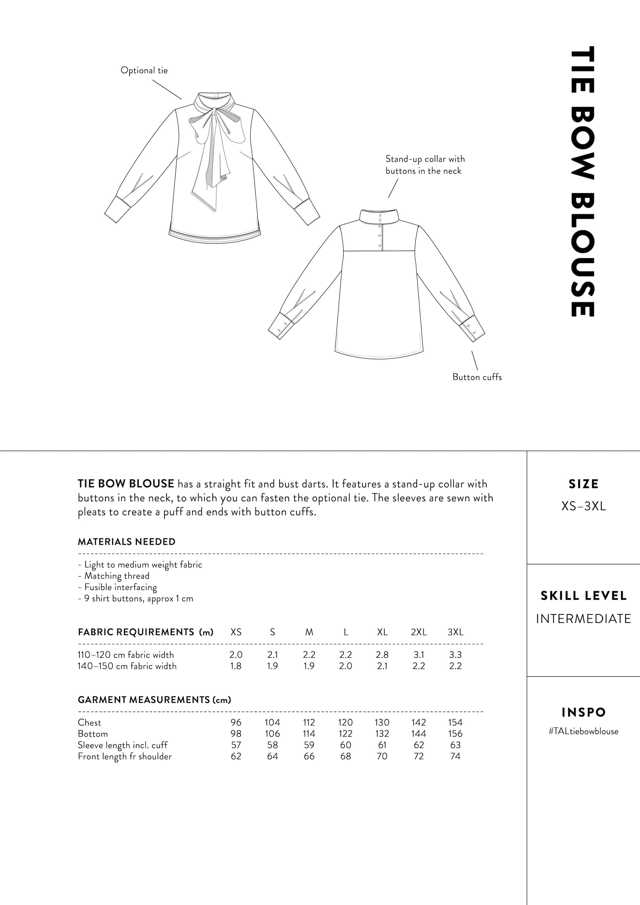 The Assembly Line Tie Bow Blouse