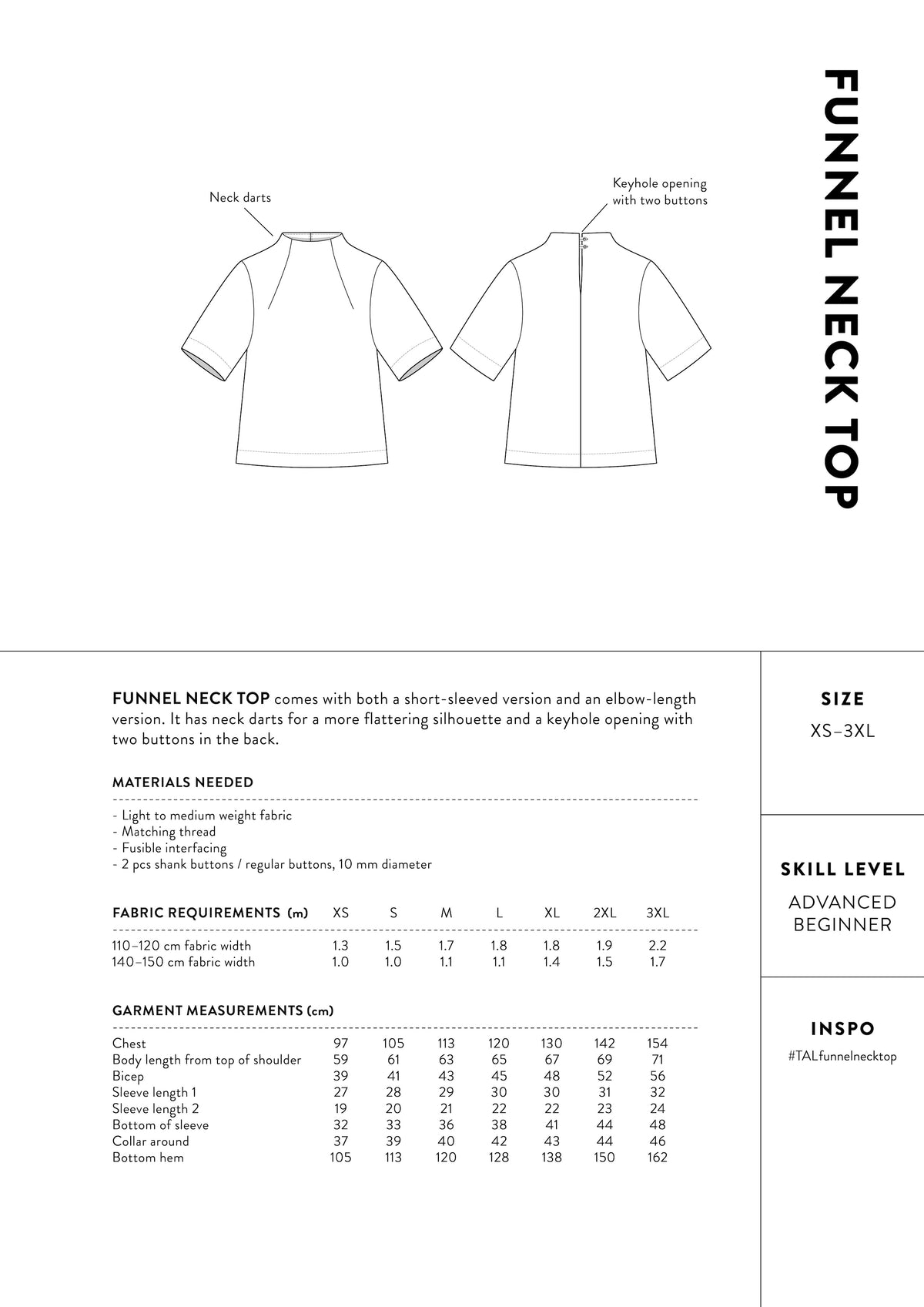 The Assembly Line Funnel Neck Top – The Fold Line
