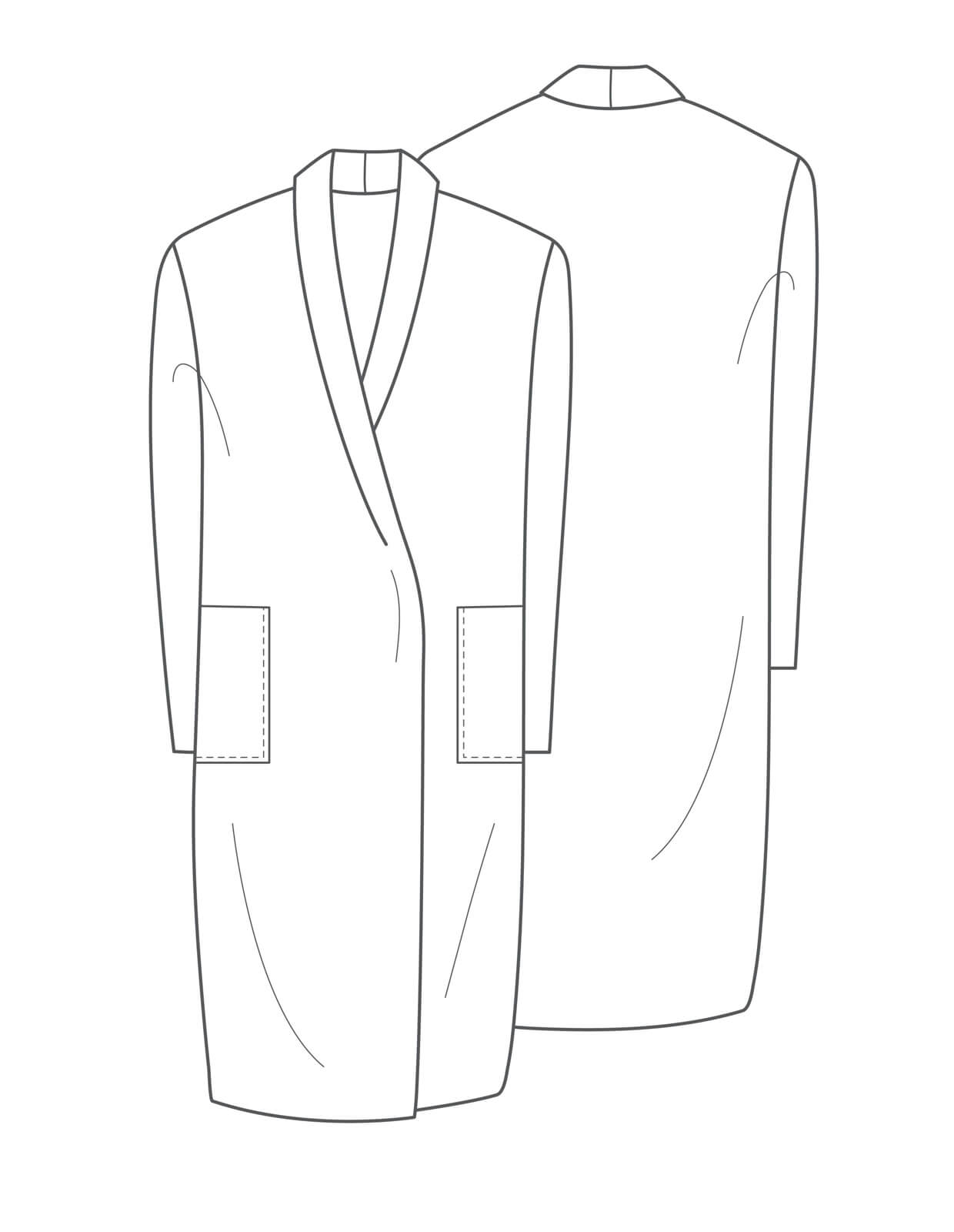 The Maker's Atelier Shawl Collar Coat