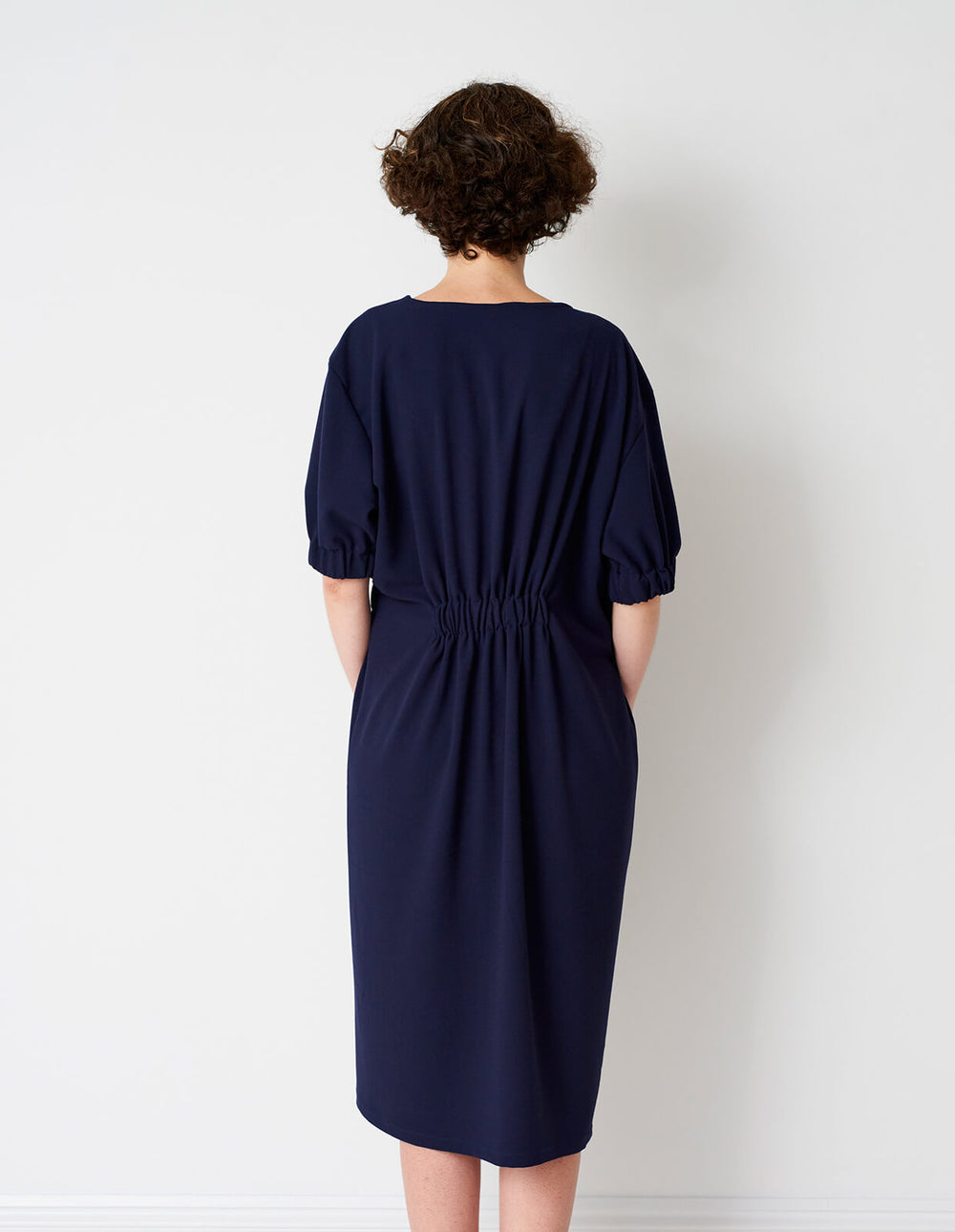 The Maker's Atelier Asymmetric Gather Dress