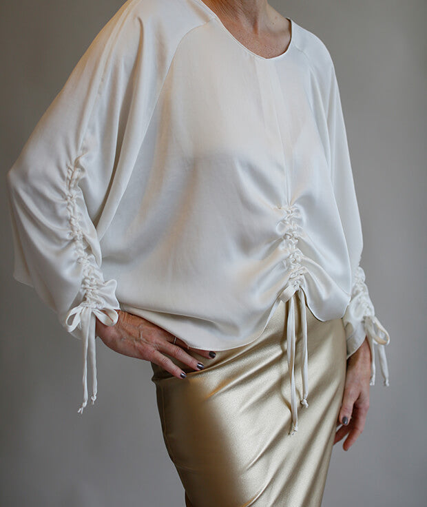 The Maker's Atelier Tie Detail Top