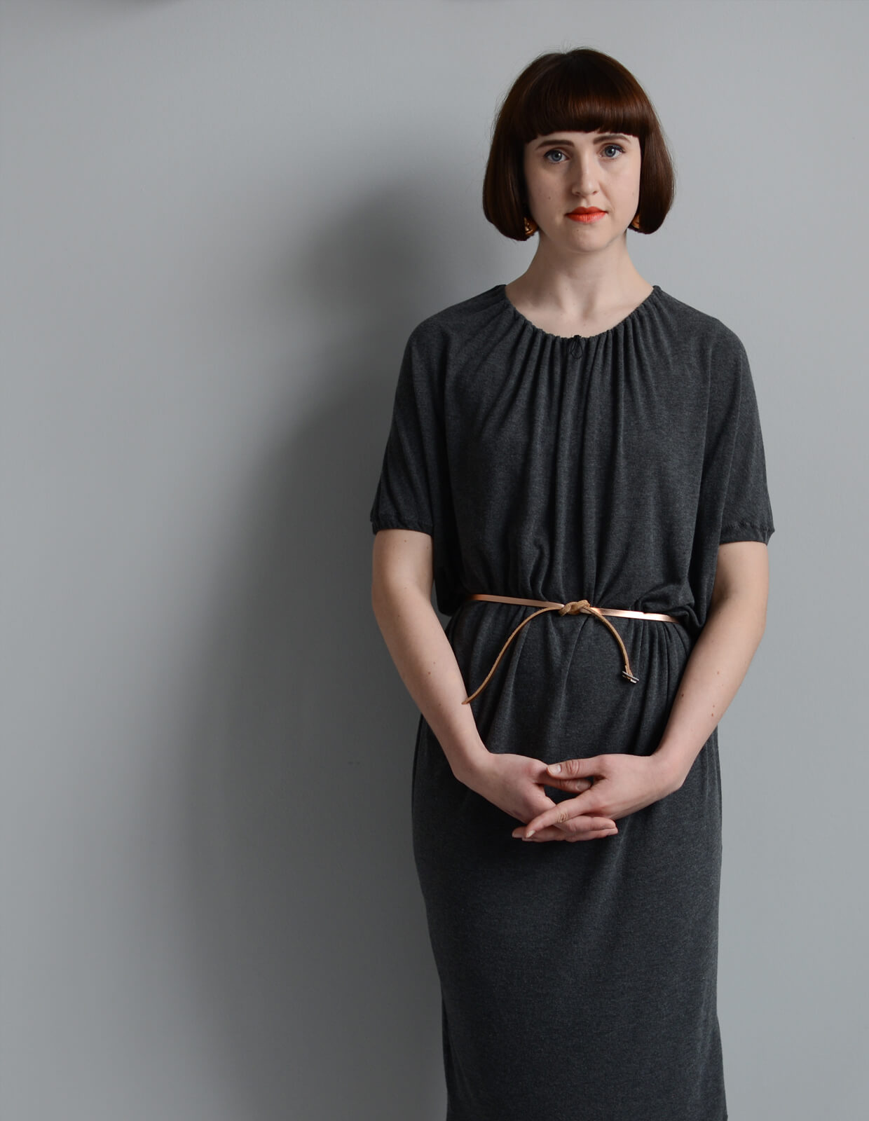The Maker's Atelier Drawstring-neck Dress and Top