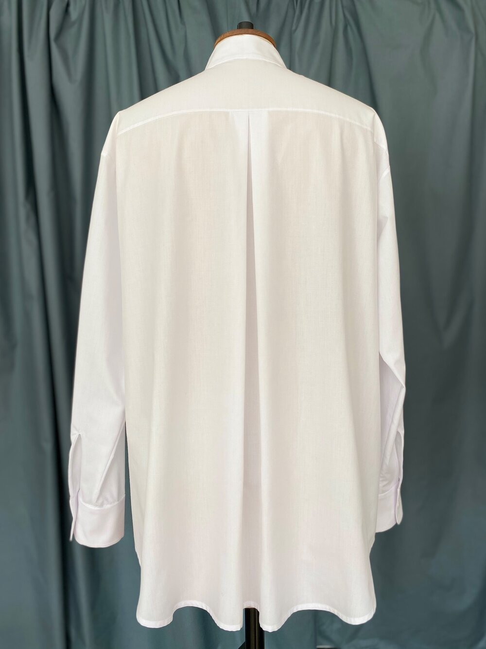 box pleat dress shirt BOX PLEAT SHIRT Wood & Rose