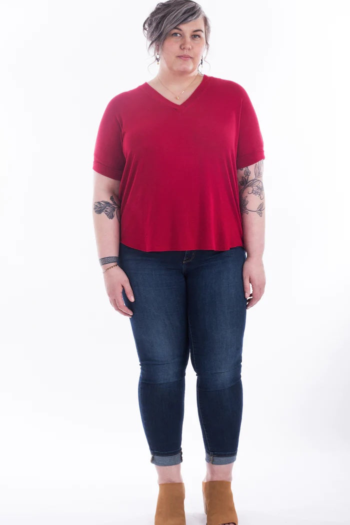 Sew House Seven Tabor V-neck Top