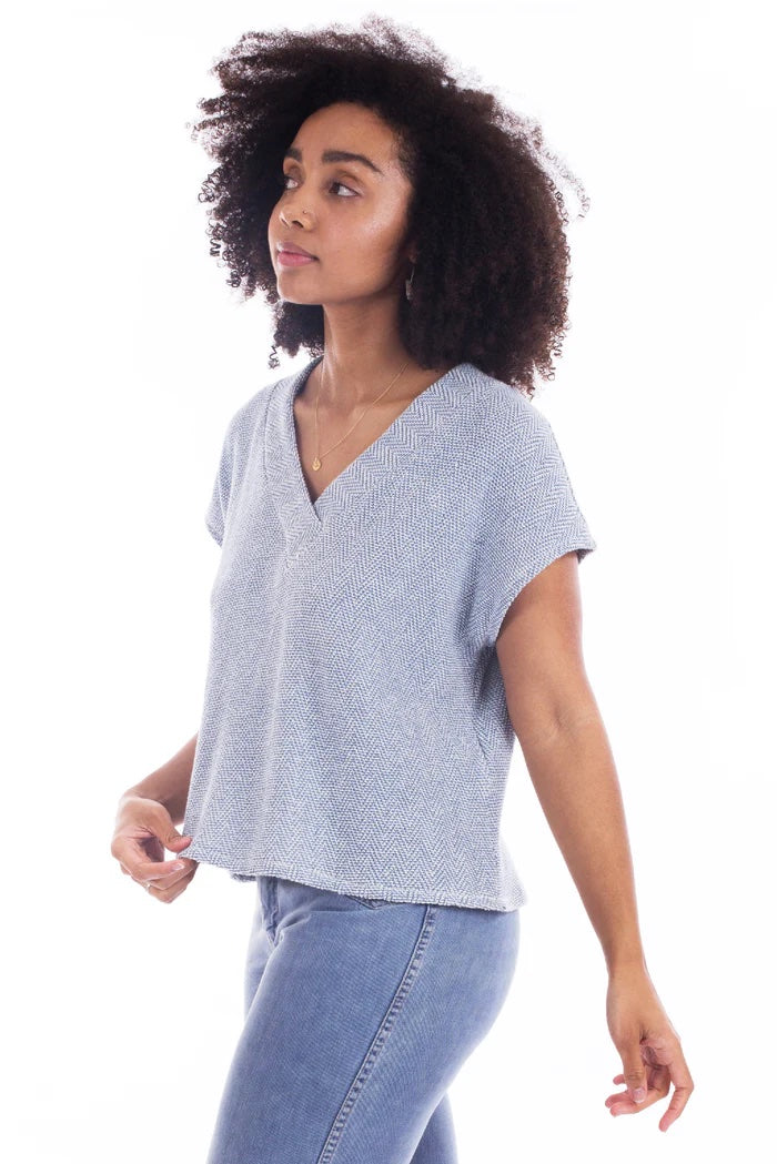 Sew House Seven Tabor V-neck Top