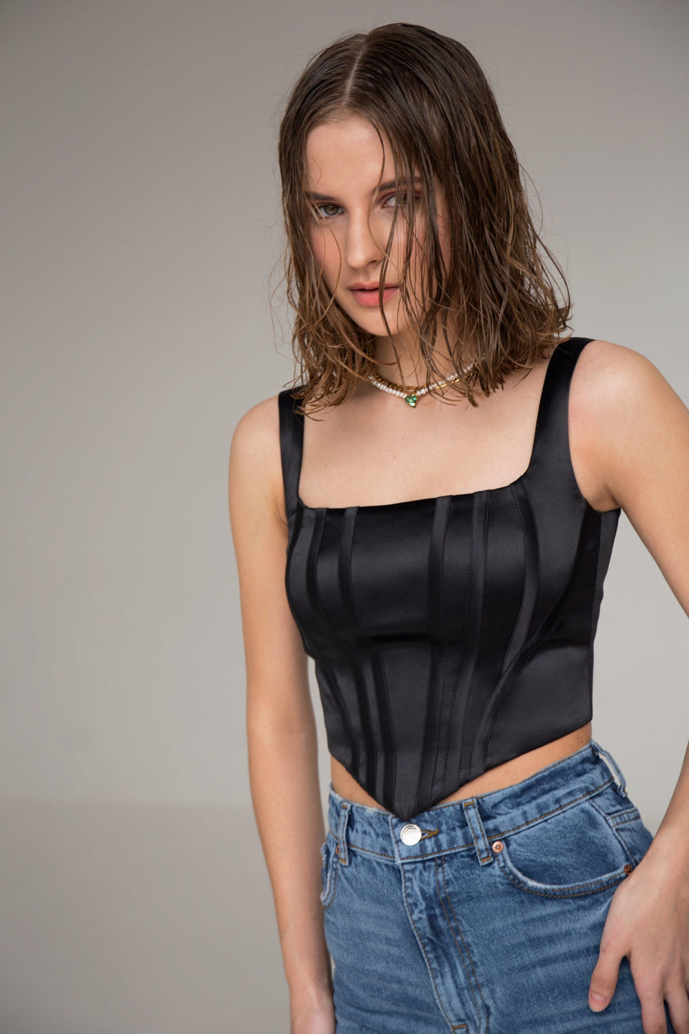 Vikisews Tally Bustier Top