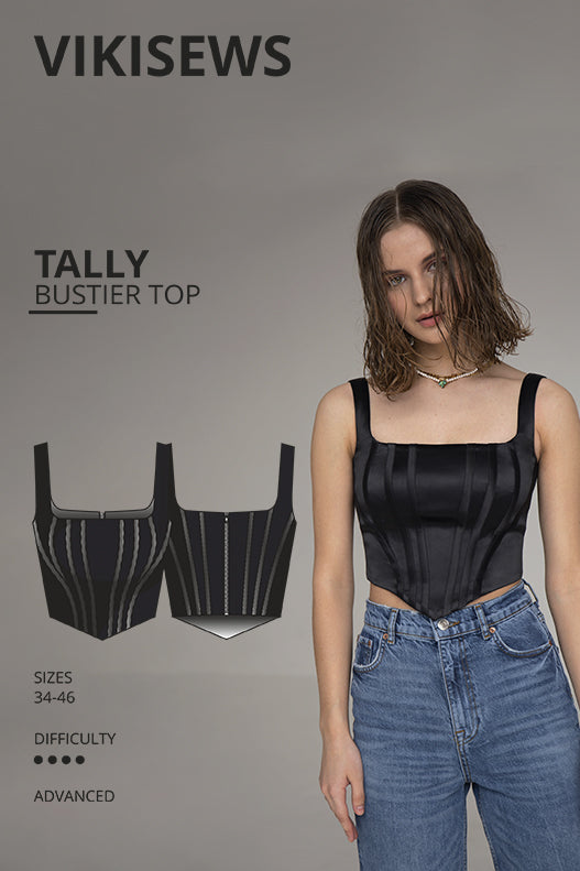 Vikisews Tally Bustier Top