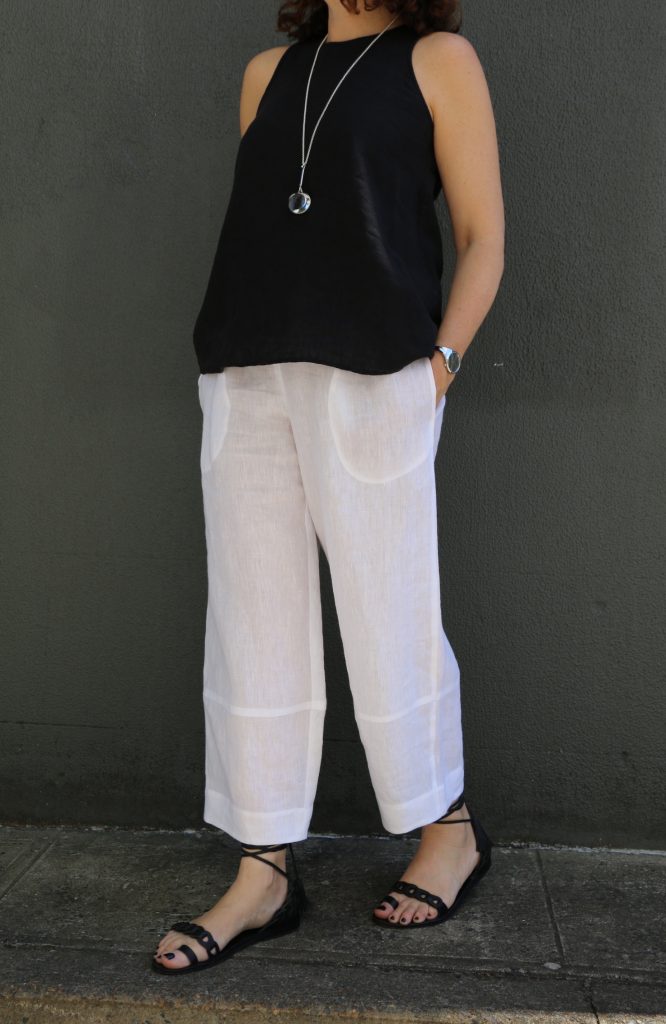 Buy the Tamiko Pant sewing pattern from Tessuti Fabrics on The Fold Line.