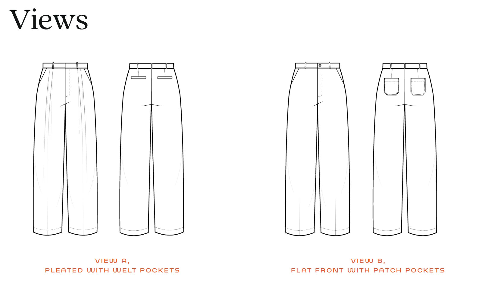 BF Patterns Taylor Trousers