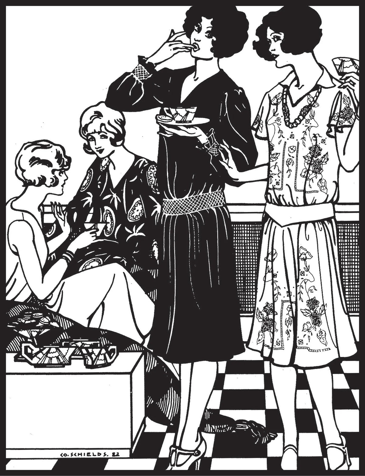 Folkwear 214 1927 Tea Frock