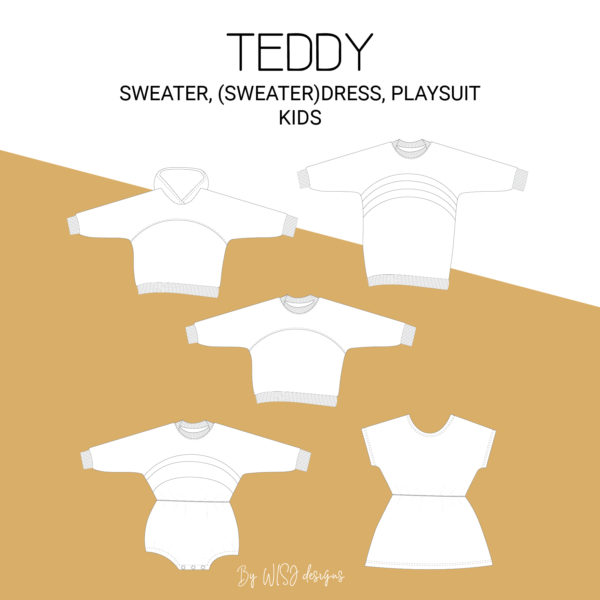 WISJ Designs Teddy Sweater, Dress & Playsuit