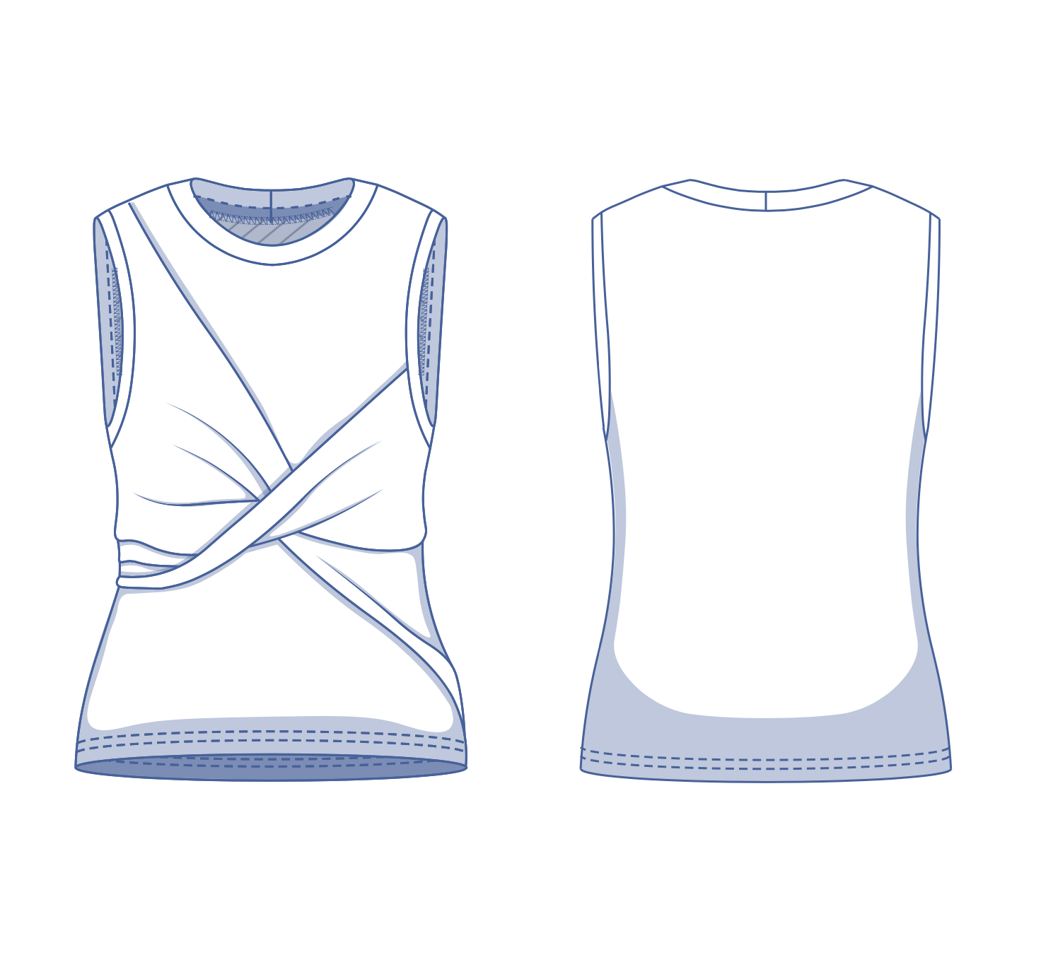 Fibre Mood Tiany and Thalia Tops