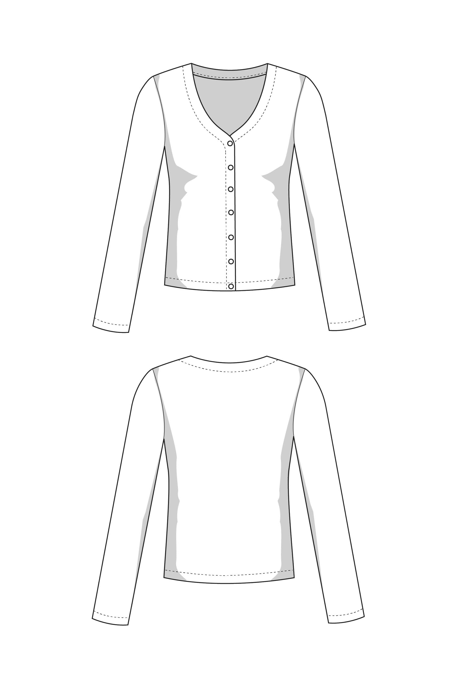 JULIANA MARTEJEVS Basic Cardigan