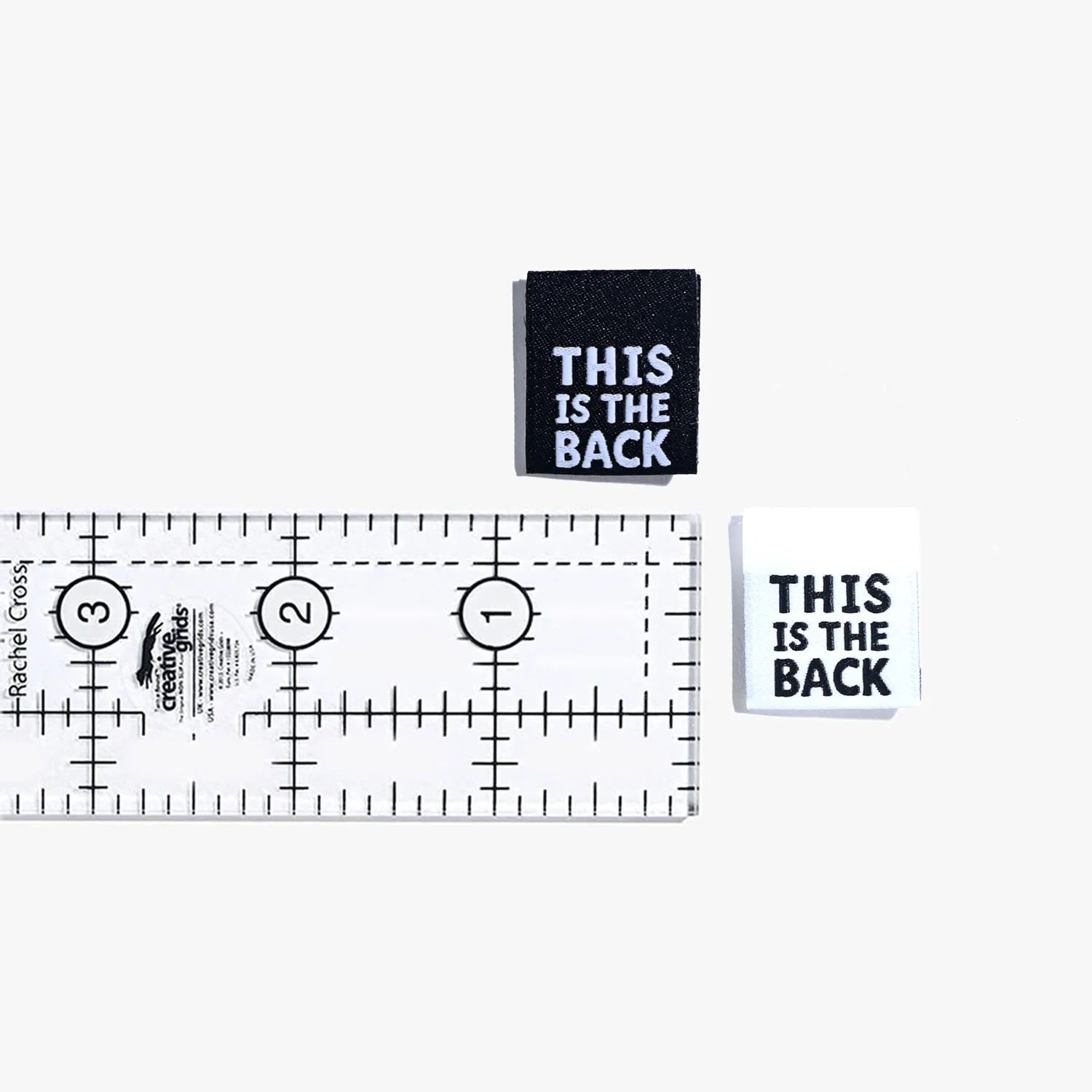 Kylie & The Machine 'This Is the Back' Woven Labels