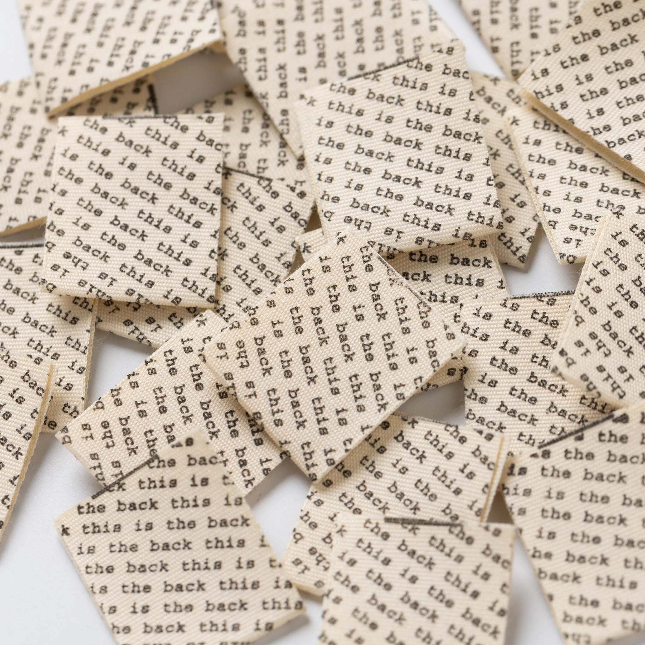 Little Rosy Cheeks 'This Is the Back' Labels